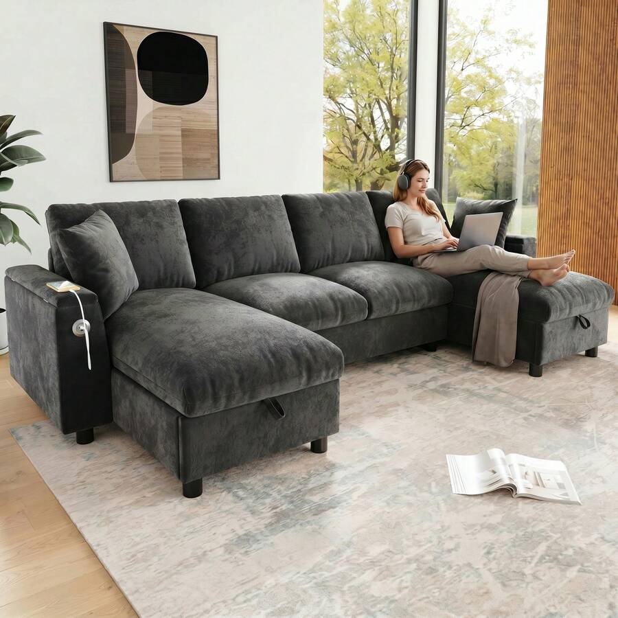 Sofas & Couches - Grey - View 1