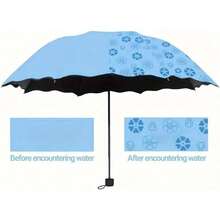 Outdoor Parasol, Stand And Base - Sky Blue - View 3