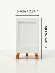 White Mini Instant Photo Frame, Small Easel-Style Photo Frame, Easel-Shaped Photo Display Stand, Reusable Desktop Photo Decor, Multi-Scene Universal Desktop Decoration, Ideal Gift For Friends, Classmates And Family - Multicolor - View 9