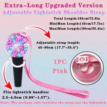 Tali Bahu Penyangga Light Stick Korean Pop, Tali Gantung Bahu Penyangga Light Stick Korean Pop, Tali Gantung Portabel untuk Aktivitas Selempang Korean Pop, Cocok untuk Permainan dan Aktivitas Pesta, Cocok untuk Pertemuan Penggemar Korean Pop, Permainan, Aktivitas, di Rumah, Pesta, Tahun Baru, Natal - Multiwarna - Versi diperpanjang yang ditingkatkan 185CM - View 15