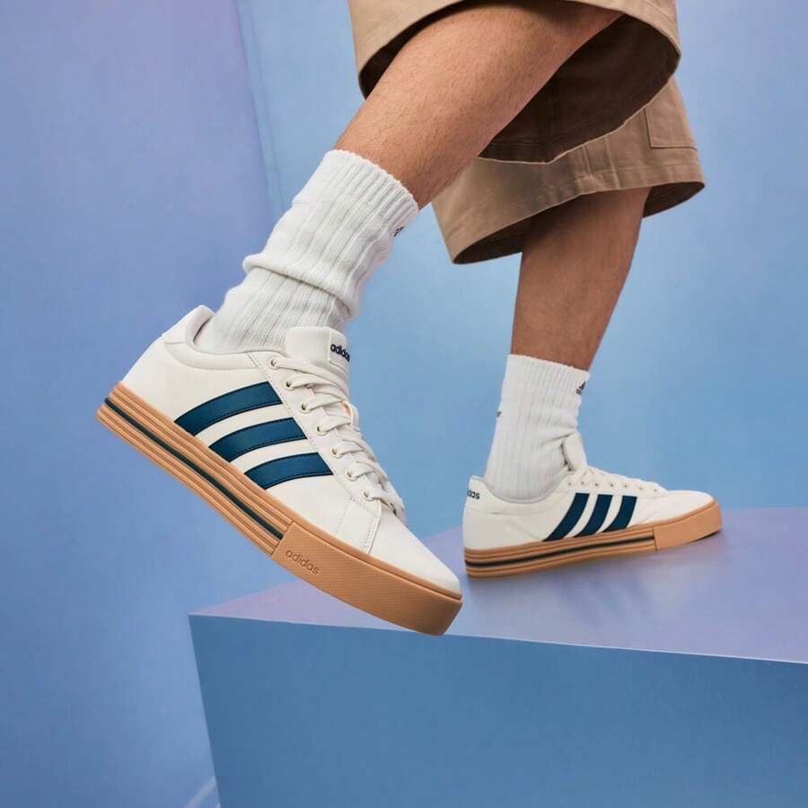Adidas DAILY 4.0 Retro Sports Casual Sneakers White JR0078 - White - View 1