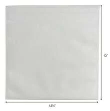 CheckOutStore White Non Woven Record Outer Sleeves For 12" LP Vinyl 33 RPM Record Albums - View 4