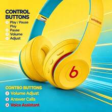 Headset Nirkabel On-Ear Beats Solo3, Desain Lipat Ringkas untuk Mudah Dibawa, Pilihan Warna Cerah dan Modis, Konektivitas Bluetooth yang Andal, Headphone Ringan yang Dapat Dipakai untuk Gaya Jalanan, Pelajar & Pecinta Musik - View 4
