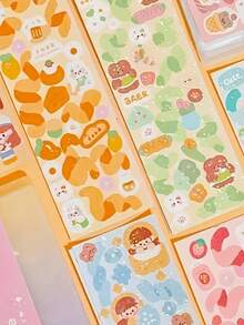 100 Lembar Stiker Beragam, Cocok untuk Dekorasi Kreatif Buatan Tangan pada Laptop, Jurnal, Kulkas, Pintu, Jendela, dan Kamar Mandi - MultiWarna - View 8
