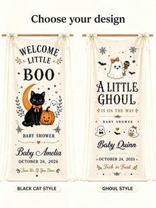 Custom Linen Wedding Welcome & Seating Chart Banner, Personalized Name & Date Fabric Sign, Suitable For Tuscan Vineyard Outdoor Wedding Arch Decor - Multicolor - View 5
