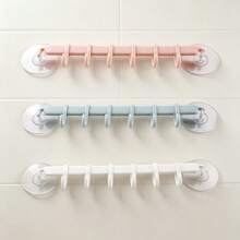 1/23pcs Bathroom Toilet Storage Rack, Suction Cup Hook Rack, Corner Hook Rack, 6 Kitchen Hooks, Bathroom Hooks, Corner Hooks, No-Damage Hooks, Hat Hooks, Towel Hooks, Miscellaneous Hooks - Multicolor - View 5