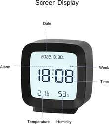 Weather Monitoring Clocks - Black 1pc - View 5