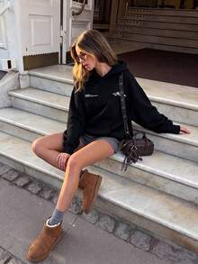 Women Sweatshirts & Hoodies - Black - View 1
