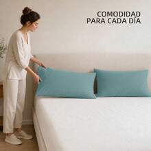 POLIGONO Pillowcases & Shams - Teal Blue - View 3