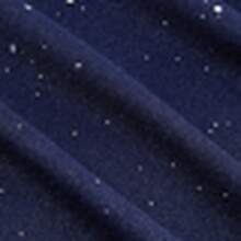 Navy Blue| Women's Elegant Navy Blue Sequin Mesh Ruffle Trim Bodycon Maxi Dress - 藍色 - 查看 9