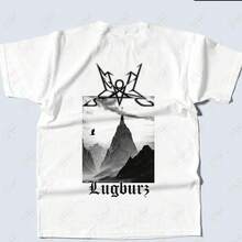 Summoning Lugburz White Metal Band Back Print 100% Tee T-Shirt - 白色 - 查看 6