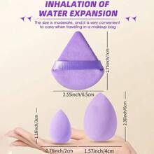 14pcs Makeup Sponge Set With Storage Jar, Soft Makeup Blending Sponges, Suitable For Liquid Foundation, Makeup Sponges, Finger Puff, Dual-Use Dry And Wet Foundation Makeup Puff - Multicolor - View 6