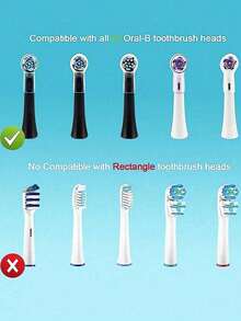 Electric Toothbrush Head Protective Cover, Portable Toothbrush Head Storage Box - Multicolor - View 6