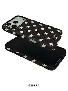 GIIPPA 1pc Star Pattern Design, Phone 17 Pro Max Phone Case, Compatible With Phone 16 Pro Max, 15 Pro Max, 14 Pro Max, Korean Style High-End Fashionable And Interesting Phone Case, Compatible With 11/12/13/14/15/16 Pro Max Plus, Elegant Design Suitable For Both Men And Women, Perfect Gift For Girlfriend On Christmas, Valentine's Day, Easter, Wedding Season And Birthday! - Multicolor - View 4