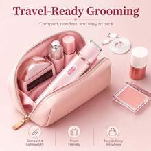 HYUNDAI Alat Cukur Listrik Multifungsi 2-in-1 dengan Dua Kepala, Epilator Listrik Portabel, Alat Cukur Listrik Serbaguna untuk Wajah, Ketiak, dan Area Lainnya untuk Wanita - View 3