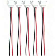 5/10pcs White Type-C 2P USB Adapter, Female To Male Connector With Red/Black PVC Cable, 3A Current, Suitable For Electric Toothbrush, Small Fan And Various DIY Electronic Projects - White - View 3