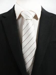 1pc Men's Exquisite Popular Double-Layer Thickened Hand-Tied Necktie - Multicolor - View 3