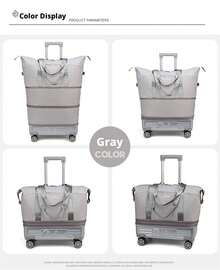 Large-Capacity Travel Bag Gray - Grey - View 8