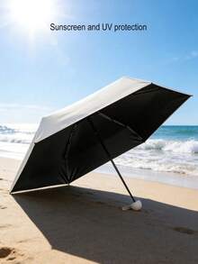 1pc Fashionable Portable Umbrella, Innovative Design, Lightweight Mini Capsule Umbrella, UV Protection And Rainproof, Foldable, Suitable For School, Office, Home, Travel, Outdoor Activities, Garden, Travel Essential, Portable Essential, Beach Essential, Graduation Season, Graduation Ceremony, Graduation Gift, Congratulate Graduates, Outstanding Graduates, End Of Studies, Graduation Party, Outdoor Essential, Portable Travel - Multicolor - View 3