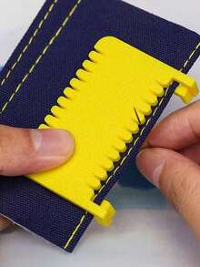 Articulated Sewing Clips, Hand Sewing Helper, Help You Sew Perfect Lines, Clip-On Sewing Ruler Set - Hand Sewing Even Stitch Guide, Quilting Template, Suitable For Sewing Beginners, Housewives, DIY Sewing Guide, Used For Patchwork, Repair, Embroidery - A - View 4