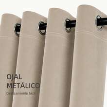 POLIGONO Curtains - Camel - View 5