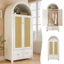 Furniture Natural 78 X 45 X 181 Cm - 白色 - 查看 1