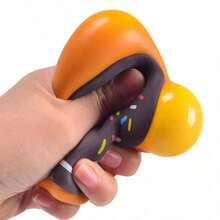 Donut Sensorial Squeezy Needohs Needo Needo H Donut Squishy Alivio del Estrés Silicona Suave Donut Squeezy Creativo Realista Arcoíris Colorido Glaseado Donut Squishy Rebote Lento Juguete de Alivio del Estrés - Regalo de Cumpleaños - Regalo de Vacaciones - Regalo Perfecto - Multicolor - Ver 4