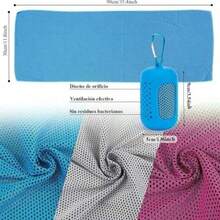 3-Pack Quick-Dry Microfiber Sports Towel For Gym - Multicolor - View 3