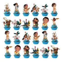Cartoon Ocean Theme New Children's Birthday Cake Cake Birthday Party Dessert Decoration Ornament Plug-In - Multicolor - View 6