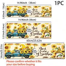 1pc Thanksgiving Floral Pattern Rubber Faucet Splash Guard, Bathroom Faucet Splash Pad, Mud Guard, Moisture-Proof Anti-Slip Faucet Pad, Kitchen Countertop Accessory. Protect Your Kitchen Countertop. - Multicolor - View 6