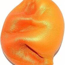Soft Golden Mango Slow Rebound Scented Fruit Squishy Toy - Multicolor - View 9