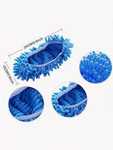 2 Pieces Set Of Ultra-Fine Fiber Mop Slippers - Reusable Mop Shoe Cover, Suitable For Kitchen, Bedroom, Living Room, Lazy Slipper Cover - Washable Slipper Cover Suitable For Dust Removal, Hair Sweeping, Floor Cleaning - Multicolor - View 11