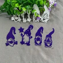 1 buah Templat Pemotong Logam Bentuk Kerdil, Sempurna untuk Scrapbooking dan Embossing, Alat Ideal untuk Membuat Kartu Ucapan dan Kartu Hadiah Buatan Tangan - kerdil - View 4