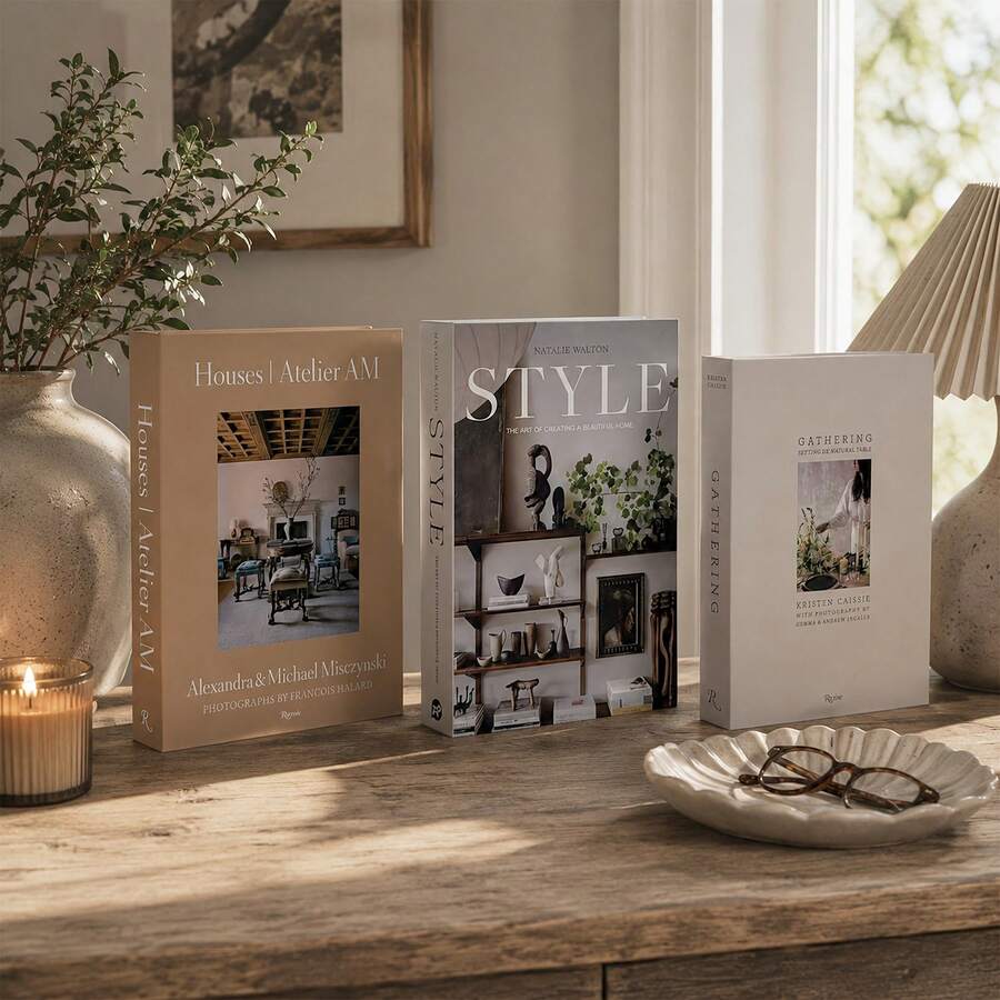 3 Sets Of Paper Aesthetic Decoration Books, Coffee Table Book Decoration - Simulation Decoration Books For Decoration - Home Table Decoration - Bedside Table Decoration - Home Bookcase Decoration - one-size - View 1