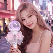 K-Pop应援棒装饰蝴蝶结，K-Pop应援棒蝴蝶结配件，K-Pop便携式展示活动蝴蝶结，通用应援棒可调节蝴蝶结，K-Pop应援棒配件，适用于派对、游戏和活动，兼容SKZ/Stray Kidz/Twice/TXT/G-Dragon/EXO/Aespa/Army Bomb官方应援棒，不含应援棒 - 彩色 - 查看 12