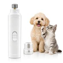 Automatic Low Noise Pet Nail Grinder, Suitable For Small Dogs And Cats, Portable Battery Powered Nail Trimmer, Durable Fashion Pet Grooming Essential (2 AAA Batteries Not Included), Battery Not Included - A - View 10