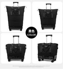 Large-Capacity Travel Bag Gray - Grey - View 2