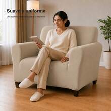 POLIGONO Sofa Slipcovers - Beige - View 3