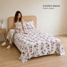 POLIGONO Sheet Sets With Pillowcases - Floral - View 3