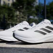 Adidas RESPONSE SUPER M Mesh Running Shoes JI4625 - Black and White - View 7
