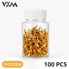 VXM 2/10/100pcs Cable End Caps Cable Guide For Bicycle Mountain Bike Road Bike Brake Shifter Sealed Cable Caps Cable Clips Inner Cable Connector - Multicolor - View 17