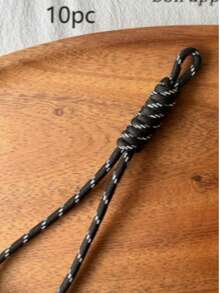 5-10pcs Colorful Nylon Rope DIY Handmade Weaving Set | Weaving Keychain And Backpack Pendant Materials | Handmade Jewelry And Accessory Materials | Valentine's Day Gift Choice - Colorful Braided Rope - View 7