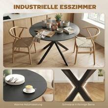 Dining Tables - Black + Wood - View 7