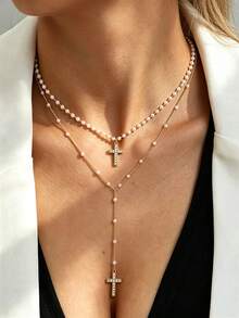 Y-Style, Adjustable Length, Fashionable For Women, Suitable For Daily Wear, Shopping,Photo Shoots - Gold - View 2
