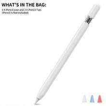 Silicone Protective Case Compatible With Apple Pencil Pro And 2nd Generation Apple Pencil, Includes 3 Replacement Pencil Tips - Multicolor - View 15