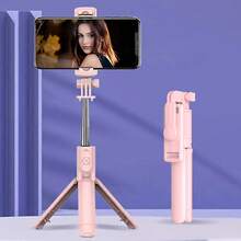 AXNEN Portable Selfie Stick Tripod With Wireless Remote Control Phone Holder, Compatible With IOS And Android Smartphones For Photography And Videography - Multicolor - View 12