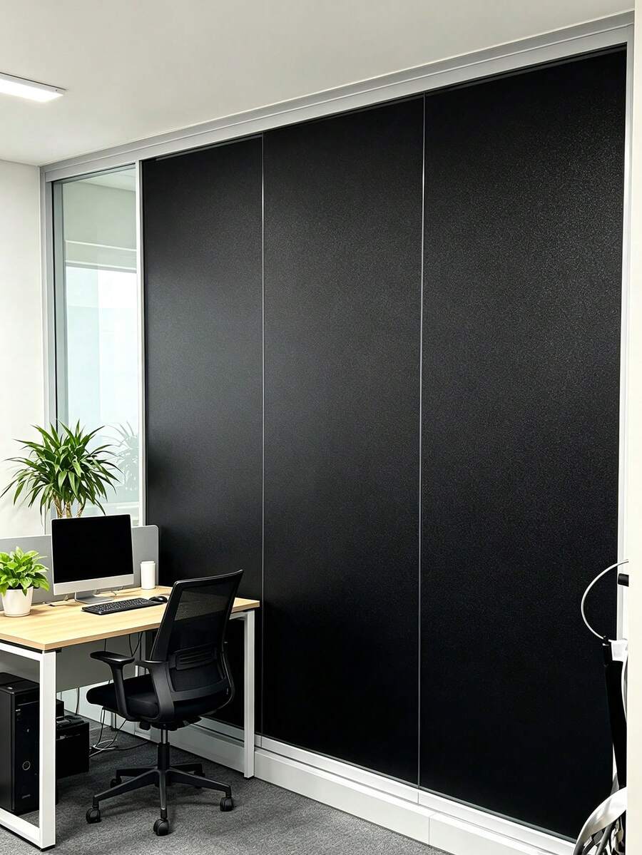 6/4pcs Privacy One Way Window Tint, 100% UV Protection Heat Insulation Glass Cover, Car Window Film, Safety Film For Home, Building, Commercial, Office Decor - Multicolor - View 1