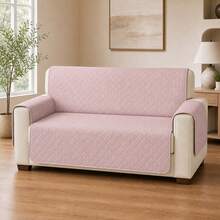 POLIGONO Sofa Slipcovers - Dusty Pink - View 1