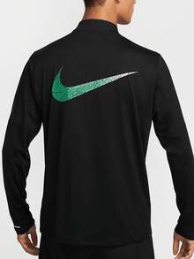 Nike Genuine Dri-FIT Men's Sun Protection Running Sports Long Sleeve T-Shirt FZ1079-010 - FZ1079-010 - View 2
