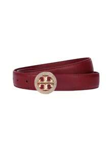 Women Circular Hollow‑Out Metal Buckle Waist Belt, Elegant Contrast Tone Buckle Design, Adjustable Solid Strap For Suit Trousers Daily Outfits - Multicolor - View 14